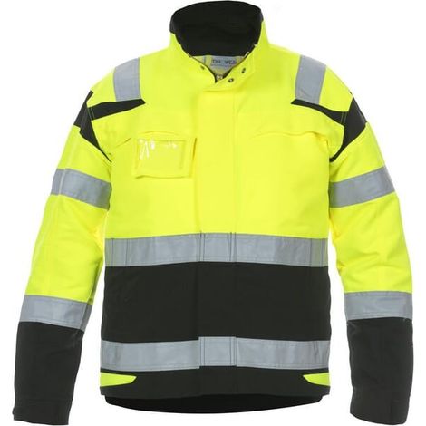 Veste dété Harwich Trendy haute visibilité jaune - noir taille 52 HYDROWEAR 044479YB52 (1/4)