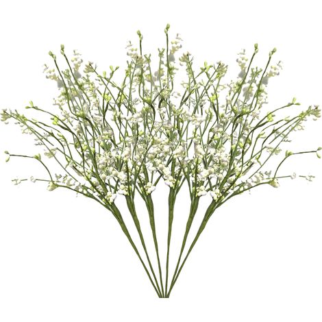 4 Ensembles de Branches de Fausses Fleurs, Tige de Fausse Fleur Réaliste au Toucher Réel pour la Décoration de Mariage à la Maison (221206LW04-2) (1/5)