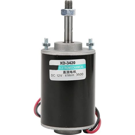 Moteur à courant continu à aimant permanent à grande vitesse à faible bruit CW CCW Mini moteurs électriques brossés 30W12V 3500RPM (1/4)