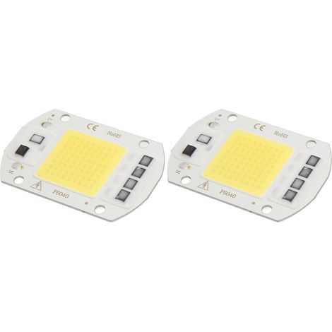 2 Hochleistungs-COB-LED-Chips, integrierte treiberlose SMD-LEDs, energiesparende, faltbare COB-LEDs, kaltweißes Licht, 50 W (1/5)