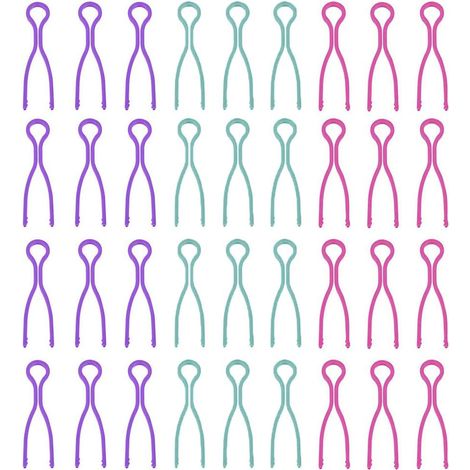 Thread Spool Clip - Plastic Bobbin Clamp - For Sewing Machine Thread Organization - 60 Pieces - Assorted Colors (1/5)