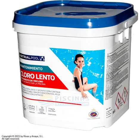 Cloro Lento Granulado AstralPool 30 kg – Tricloro para Piscinas