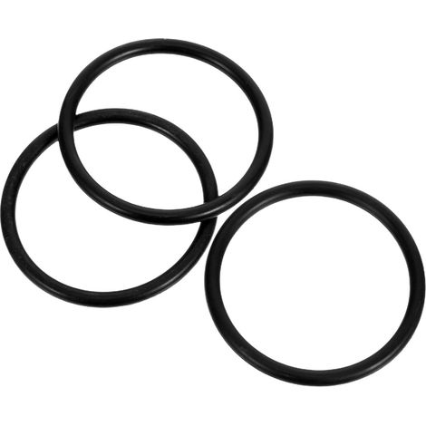 3-Piece Black Rubber Pool Filter O-Ring, 4.50x4.50x0.26cm, Easy Replacement, Wear-Resistant, for Spa Maintenance and Residential Use (1/5)