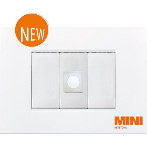 Mini Kystone Sensore Di Movimento Infrarossi (Tecnoswitch Cod. Ks022Se)