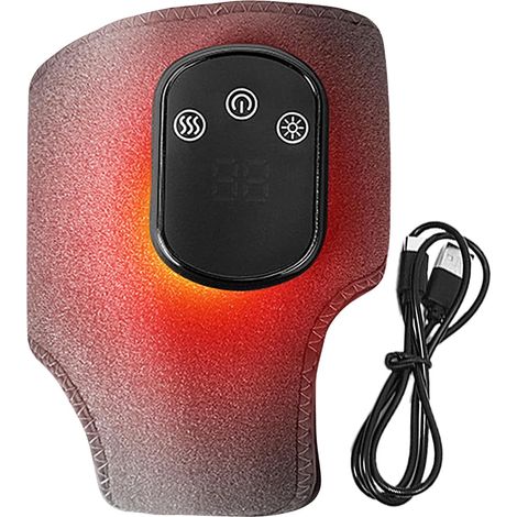Voetmassageapparaat, Ergonomisch voetmassageapparaat voor enkelverlichting, Elektrisch voetmassageapparaat met drie functies en 3 vibratiestanden (1/5)