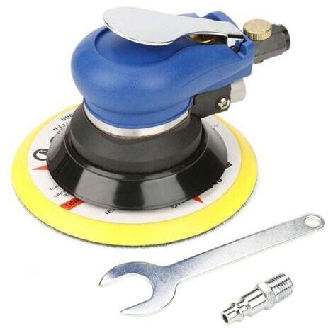 pair Ponceuse orbitale pneumatique à double action de 15,2 cm avec régulation de la vitesse, ponceuse orbitale, rotation: 10 000 tr/min