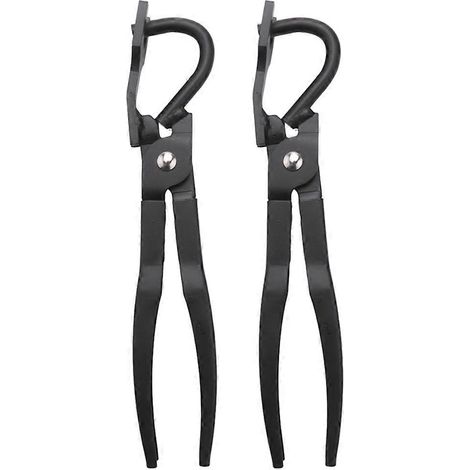 Lot de 2 pinces de démontage de supports d'échappement 38350, outil automobile noir, accessoires et pièces détachées universels pour voiture (1/5)