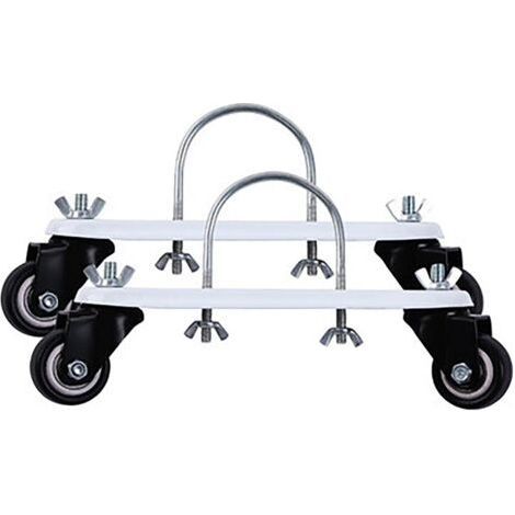 Roulette De Radiateur Remplie D'huile 2 Pièces Chauffage Électrique Mobile Base Universelle Facile À Installer Roulette De Chauffage Remplie D'huile avec (1/4)
