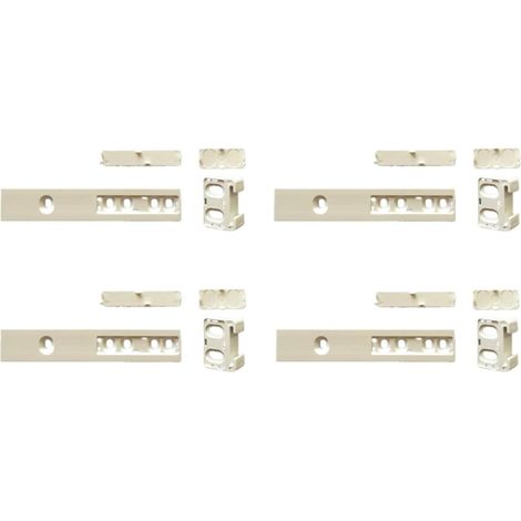Glissières latérales pour tiroir de réfrigérateur (2 ou 4 groupes), en (1/5)