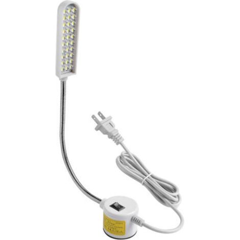 Ahlsen – Lampe LED pour machine à coudre – Col de cygne flexible 360° – 30 puces LED – Économie d'énergie jusqu'à 90% – Base magnétique (1/5)