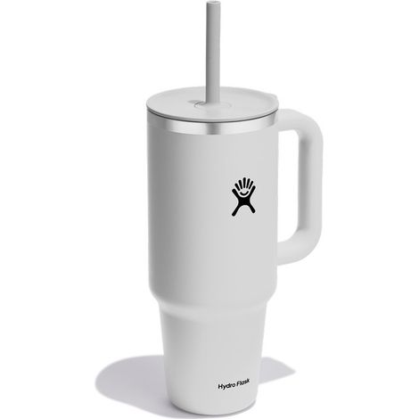 Vaso térmico de viaje multiusos de 40 oz, blanco, 1,183 L / Hydro Flask (1/2)