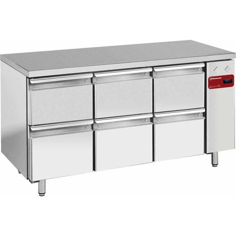 Table réfrigérée composée inox - Diamond (1/3)