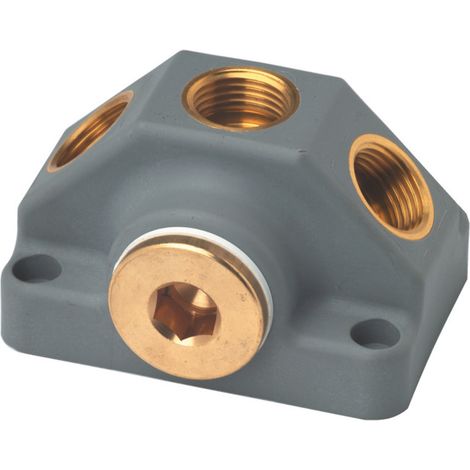 Boîte de distribution d’air LVD 2 x 3/4" FI et 3 x 1/2" FI metabo
