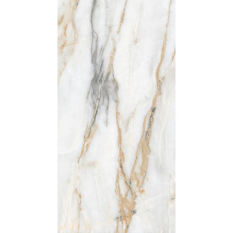 Carrelage sol / mur effet marbre CHINA GOLD l.60 x L.120 cm Brillant LIMCARO