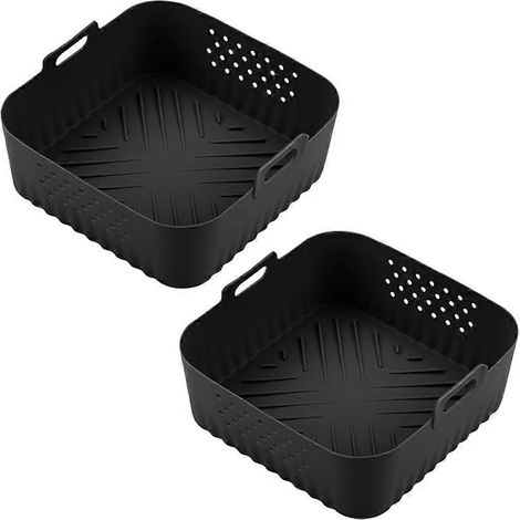 Set mit 2 Silikonformen für die COSORI Square Ninja 180 Heißluftfritteuse (5,5-6,2 l), antihaftbeschichtetes Backofenzubehör. (1/5)