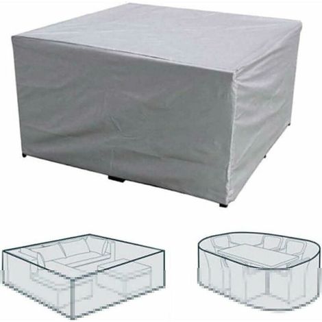 Housse Meuble de Jardin, Housse Meuble de Jardin Imperméable 210D, Housse Table de Jardin, Protection Anti-UV, 200 200 85cm (1/5)