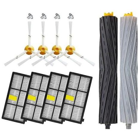 Lot de 10 pièces détachées et accessoires pour aspirateurs robots iRobot Roomba séries 800, 900, 860, 870, 880, 890, 960, 980 et 990. (1/5)