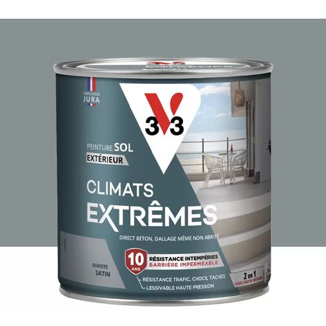 Peinture Spéciale Sols V33 Climats Extrêmes Satin Schiste 0,5 L (1/3)