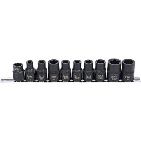 Jeu de Douilles Spéciales Automobiles 10 pcs - 3, 5, 6, 10 Pans - Acier Résistant - Précision et Durabilité - D-Work