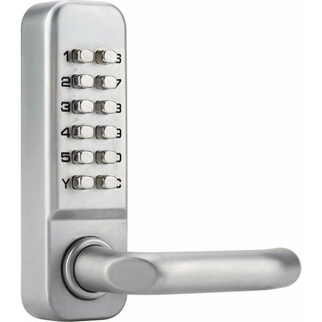 [JAMAIS UTILISÉ]Serrure à code mécanique étanche, combinaison de code à 1 à 11 chiffres Mot de passe de sécurité Serrure codée Serrure de porte à combinaison mécanique sans clé pour porte de bureau en (1/4)