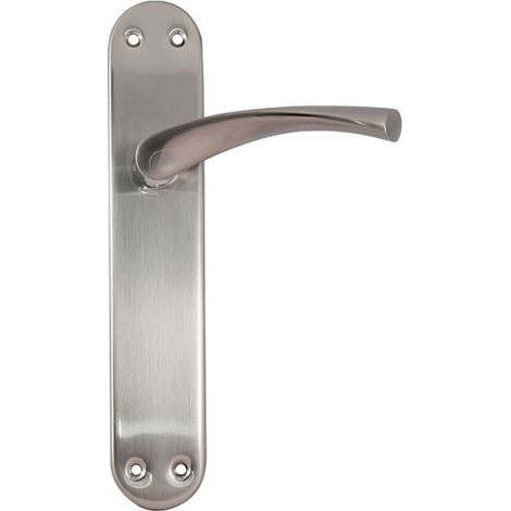 Manivela Pta 707 240X45Mm Pl/Lga Alum/Chapa Niq/Sat Micel 70