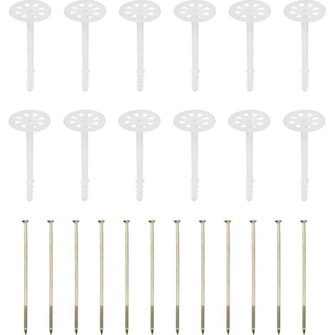 50 Pcs 162mm Broches D'Isolation Perforées Clous Isolants (1/5)