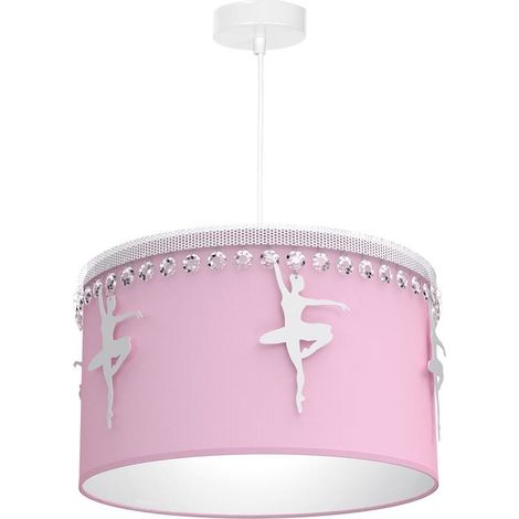 Plafonnier enfant Baletnica rose E27 1x60W Milagro chic (1/5)