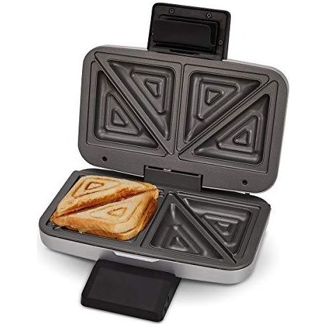 Cloer 6259 Sandwich Maker Argento Compatto