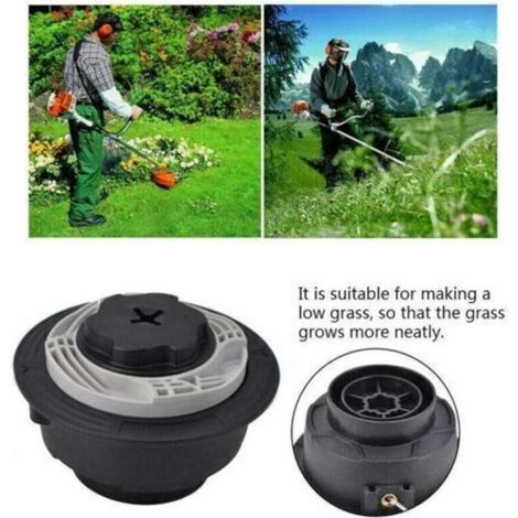 Tête de coupe Tigrezy, compatible avec les modèles Stihl AutoCut C6-2 FS38 FS40 FS45 FS50 FSE81 et FSE 4006 710 2126, tondeuse à gazon Stihl Autocut C6-2 (81,25 mm). (1/3)