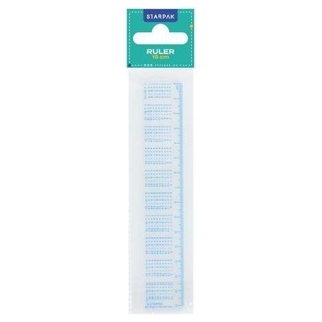 15 cm langes Kunststofflineal mit Multiplikationstabelle