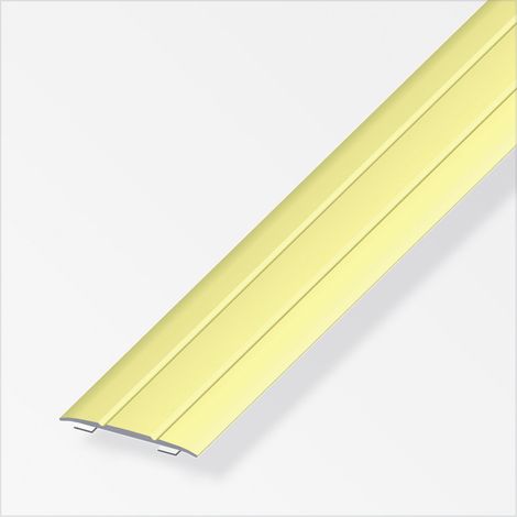 alfer Übergangsprofil 1 m, 37 x 2.5 mm Aluminium eloxiert messing Übergangsprofile (1/2)