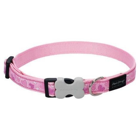 Collier chien rose breezy Red Dingo Fantaisie Taille : T1 (1/2)