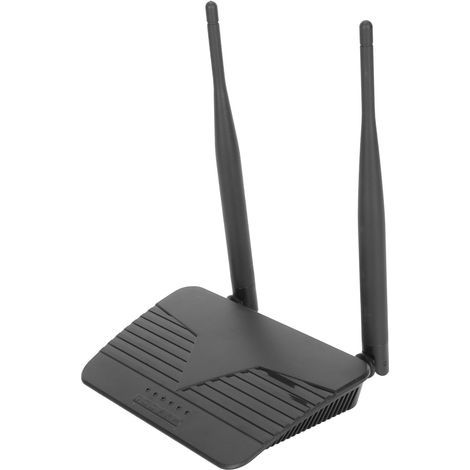Routeur Wi-Fi 2,4 GHz 300 Mbps à large couverture, prêt à l'emploi, pour le jeu et le bureau (prise américaine 100-240 V). (1/5)