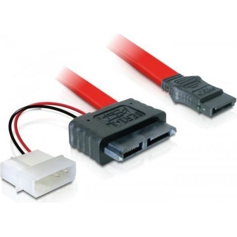 DeLOCK Cable SATA Slimline female + 2pin power SATA (1/4)