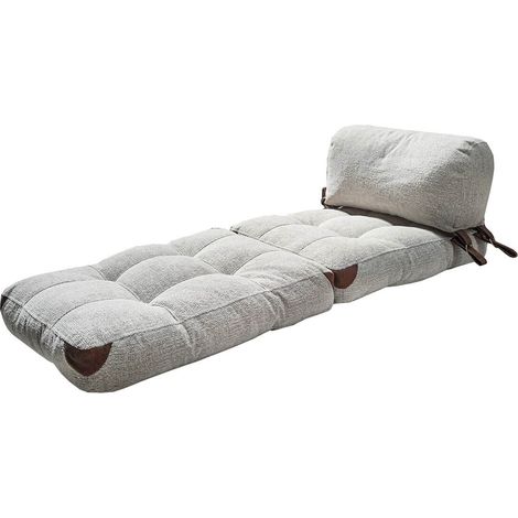 Sillón cama, sofá cama, asiento individual, cama de invitados Sofa-Bed Gris (1/4)