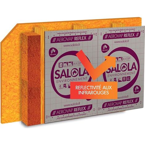 Écran pare-vapeur réfléchissant Aerovap Reflex, largeur 1,5 m, longueur 50 m - SALOLA
