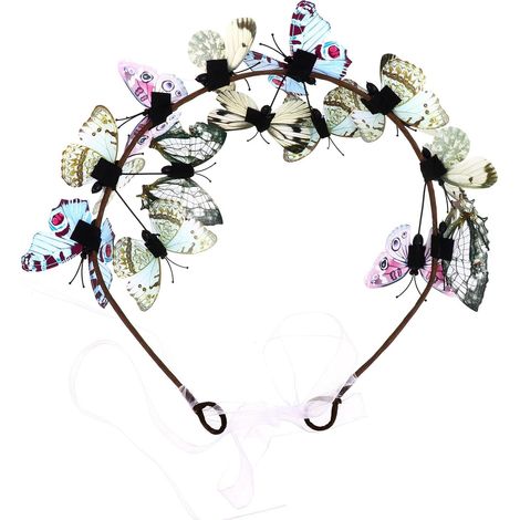 Couronne de Mariage Blanc en Plastique pour Femmes et Filles (1/5)