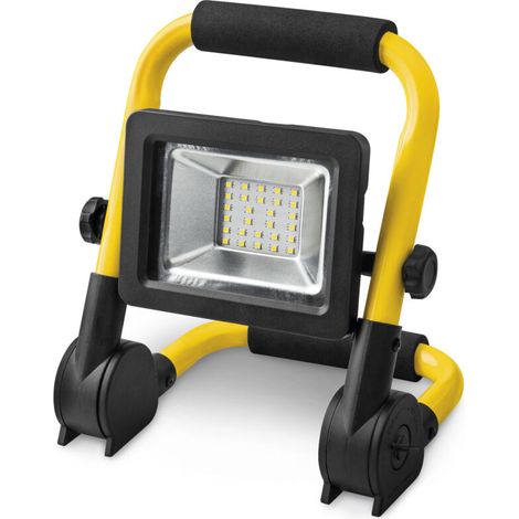 Projecteur LED support pliable matel ip65 20w froid (1/2)