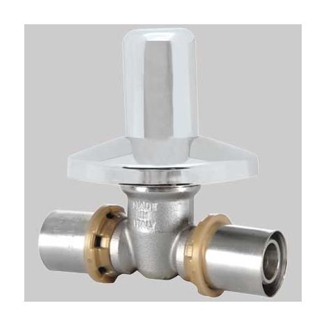 VALVOLA INCASSO CON CAPPUCCIO  20 x 20     ICMA