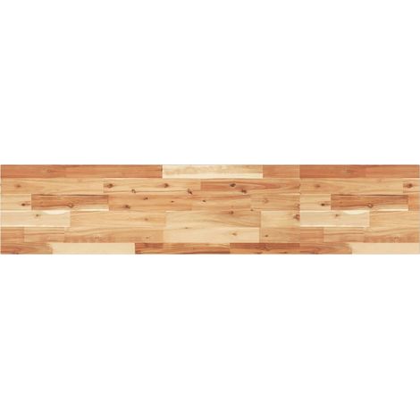 Maison Exclusive - Schweberegal 120x30x2 cm Massivholz Akazie Ölb