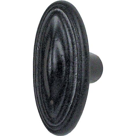Bouton double ovale fonte sans portée carré 6 x 80 mm - TORBEL INDUSTRIE