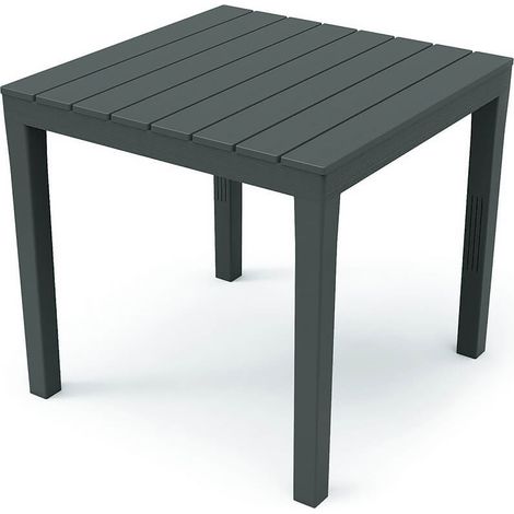 Gartentisch Bali Eckig Anthrazit 78x78x72cm-DTBL028AN