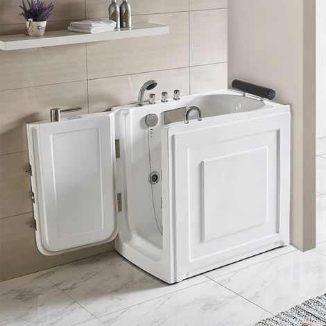 Vasca da bagno per disabili 101x72x100 porta con apertura a sinistra (1/5)