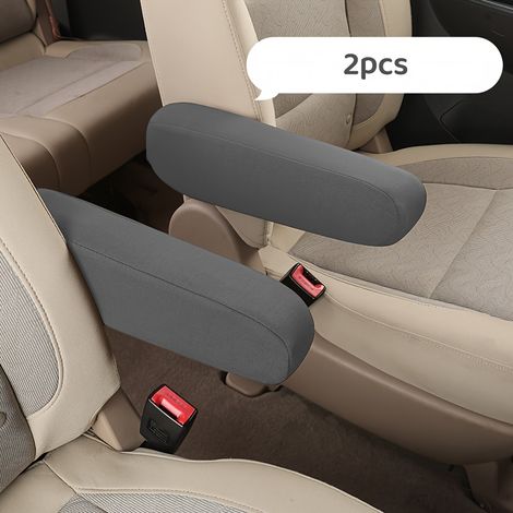 2 pièces de gants d'accoudoir pour voiture, beaux et protecteurs, fabriqués en fibre de polyester, adaptés à l'ajout intérieur de voitures particulières, camions, SUV et autres modèles. (1/5)