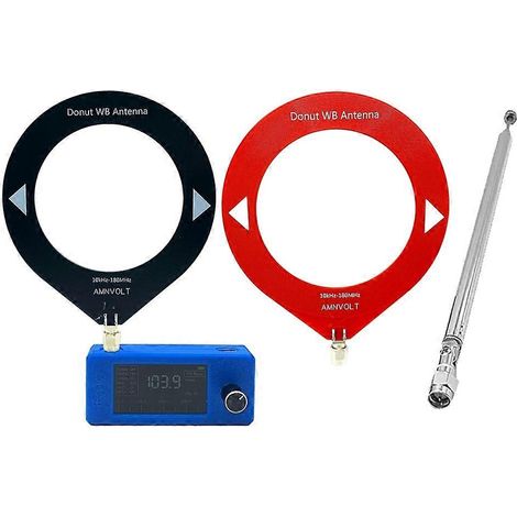 Récepteur radio miniature SI4732 10 kHz-180 MHz + kit de 3 antennes SW LW AM FM SSB, radio portable à ondes courtes SI4732 (1/5)