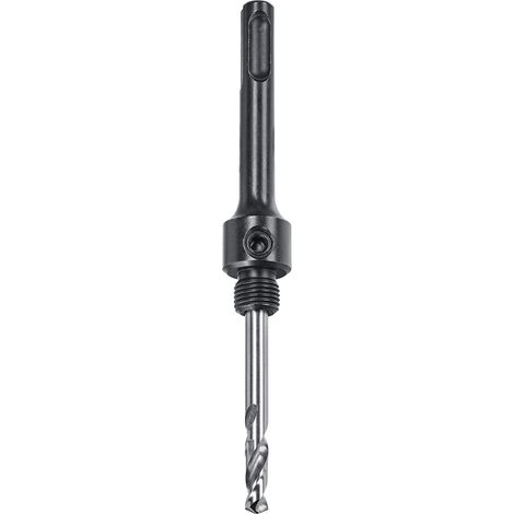 kwb Aufnahmeschaft für Bi-Metall Lochsägen miz 1/2 -20 UNF Gewinde 598400 (für Lochsägen Ø 16 - 30 mm, SDS Plus, mit HSS Zentrierbohrer) u. a. Einhell Bohrhammer TE-RH 32 E (1/3)