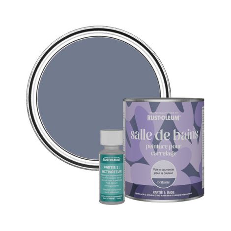 Peinture pour Carrelage de Salle de Bain, Finition Brillante - Hush 750ml (1/3)
