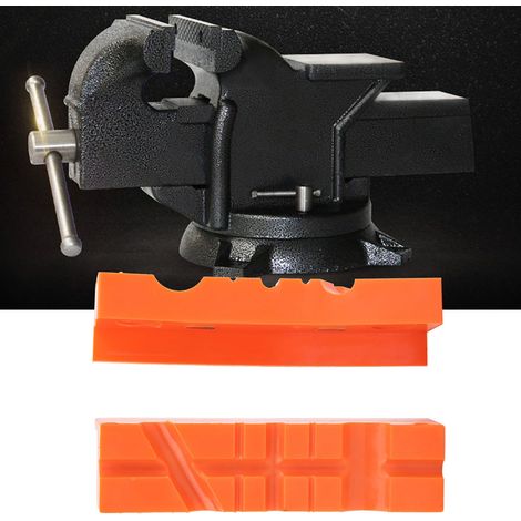 1 set mâchoires de protection aimantées TPU pour étau coussinet protecteur serre-joint accessoires outillage (1/5)