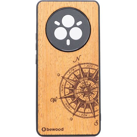 Bewood Holzetui für Realme 14 Pro Plus 5G TRAVELER MERBAU (1/2)