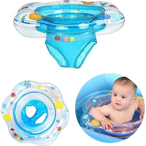 Flotteur d'anneau de Natation pour bébé, Flotteur de Piscine Gonflable avec siège pour bébé/Enfant de 6 à 36 Mois (1/5)